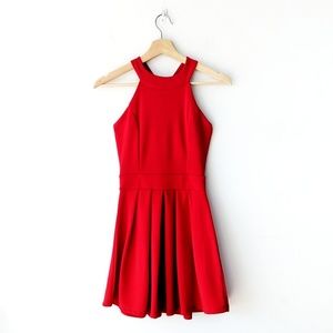 Honey Red Halter Dress